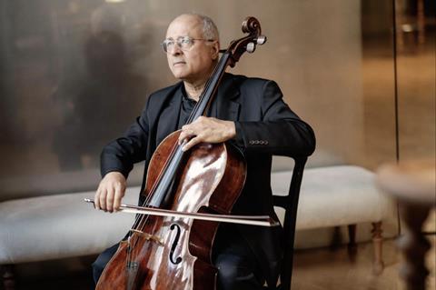 Brazilian cellist Antonio Meneses