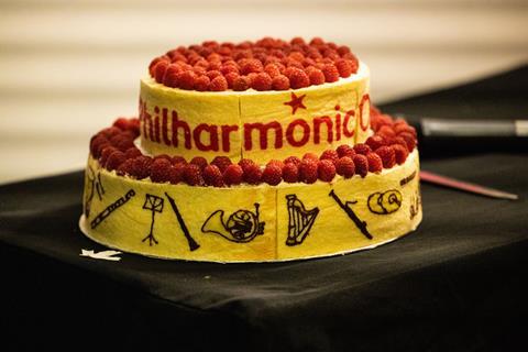 Great British Bake Off 2021 Semi-Finalist Jürgen bakes London Philharmonic Orchestra a 90th birthday cake 3