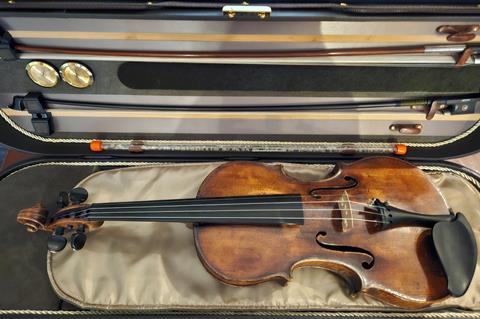 Alex Drasein's Ferdinand August Homolka violin