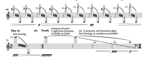 G-lude - high harmonic trill notation