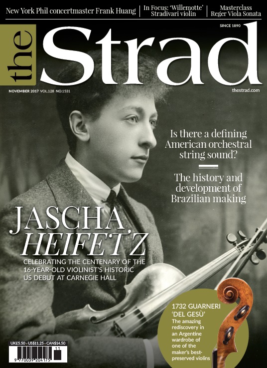 Celebrating the centenary of Jascha Heifetz’s historic US debut at Carnegie Hall