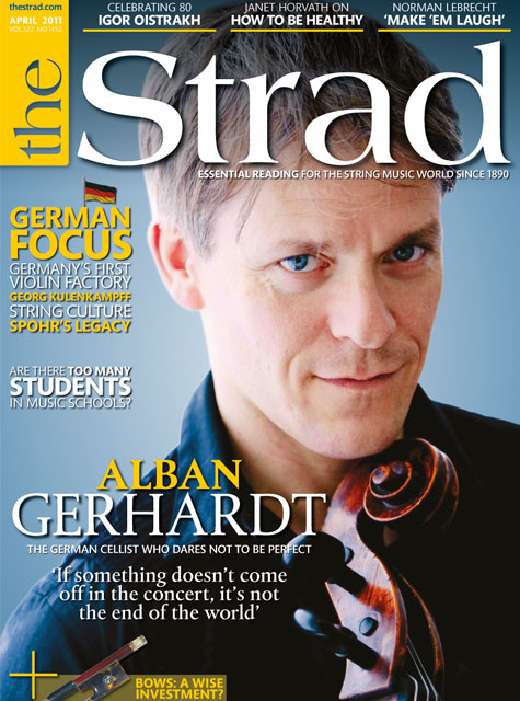 April 2011 issue | Alban Gerhardt 
