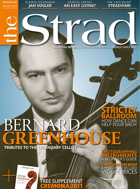 August 2011 issue | The Strad