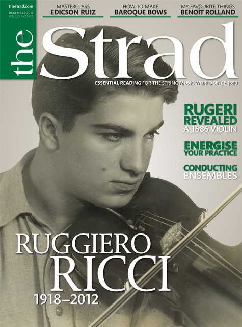 December 2012 issue | Ruggiero Ricci