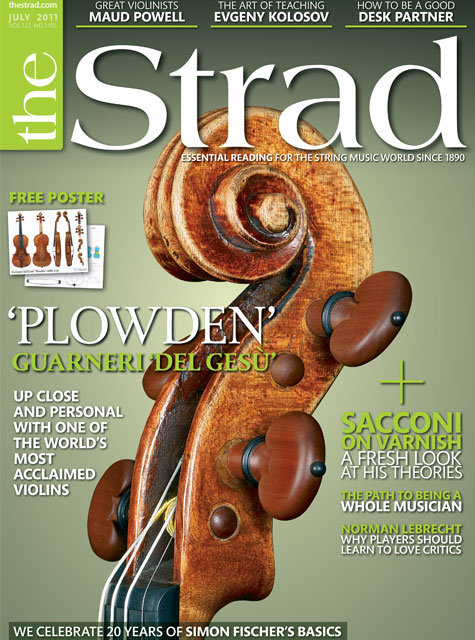 July 2011 issue | 'Plowden' Guarneri 'del Gesù'
