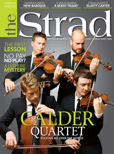 March 2013 issue | Calder Quartet