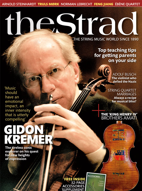 October 2010 issue | Gidon Kremer | The Strad