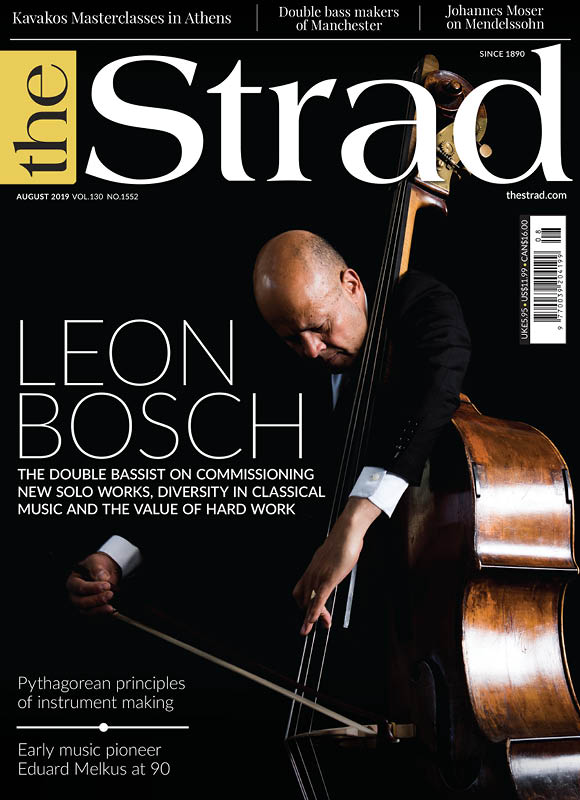 Leon Bosch: The double bassist on commissioning new solo works, diversity in classical music and the value of hard work.
