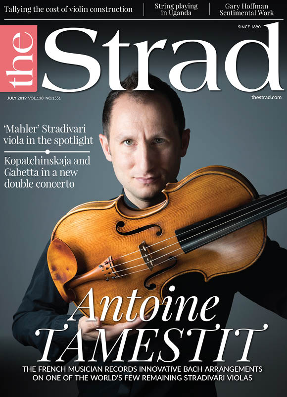 Antoine Tamestit: The French musician records innovative bach arrangements on one of the world's few remaining Stradivari violas