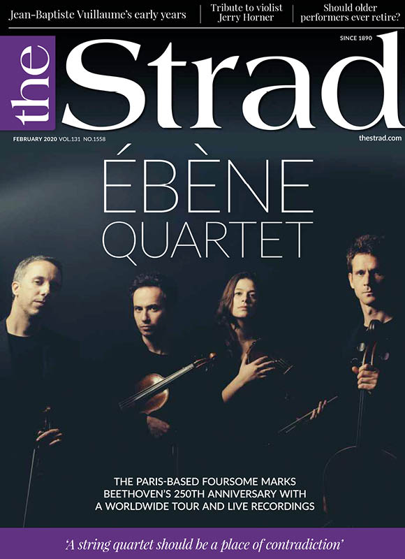 The Ã‰bÃ¨ne Quartet marks its 20th anniversary with a worldwide Beethoven tour and live recordings, and talks about the challenge of finding a new violist | February 2020 issue | The Strad
