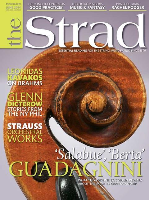 The issue includes the wonderfully preserved ‘Salabue', ‘Berta' Guadagnini violin and New York Philharmonic concertmaster Glenn Dicterow on his 34-year career